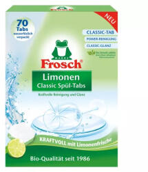 Frosch mosogatógép tabletta Zöldcitrom - 70 darabos