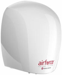 World Dryer AIRFORCE antibakteriális kézszárító, alumínium, fehér, 1100 W, 12 mp, 83 dB (J48-974 )