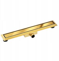 BALNEO Lineáris lefolyó Duplex Next 80cm 2in1 Arany Tükör Acél AISI304 (A010180102-3)