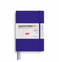 Leuchtturm1917 heti naptár A5-ös méretben, puha kötés, Ink, 2026 (372743)