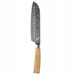  Santoku kés Tetsu 17, 5 cm rozsdamentes acél fa (BGMP-4168)
