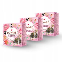 Lovare Lovaré Eper Marshmallow 30g (15 piramis, zöld tea) (JSC Monomakh)