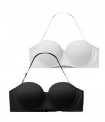 Shein Női Melltartó 2 Pack Fekete-fehér 70A Lyq