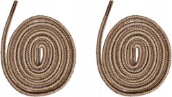  Bézs-barna melírozott cipőfűző Outdoor Hiking Trekking túracipőfűző 140 cm (OUTDOOROWE OKRĄGŁE 5 MM TREKKINGOWE SZNURÓWKI)