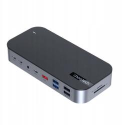 Choetech Hub Choetch M52 Usb-c Usb-c Pd/usb-c/usb-a/hdmi VGA/DP/SD/TF/RJ45/AUX (HUB-M52-GY)