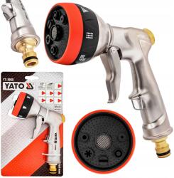 TOYA Vízpermetező Kerti Pisztoly Sárgaréz 7 Funkciós Tömlőbe Állítható (YT-8968)