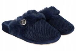 American Club SL06 Meleg Elegáns Topánka Női Papucs Navy 39 (SL06/23)