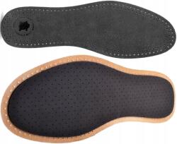  Fekete Erős Cipőbetétek 3 mm Valódi Bőr Latekszen Talpbetét 45 (SKÓRZANE WKŁADKI DO OBUWIA Z WĘGLEM AKTYWNYM)