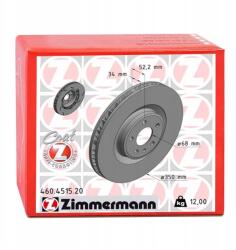 Zimmermann Went P Első Féktárcsa Porsche Macan-hoz