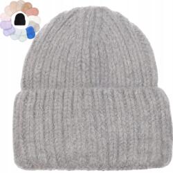 Majka Szürke Téli Gyapjú Sapka Lengyel Márka Majka 60% Angora (Czapka Camila SD53 St. Grey 50433)