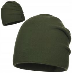Majka Női Sapka 10% Gyapjú Meleg Beanie Minta Nélküli Téli Őszi Zöld