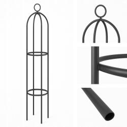 Bituxx Fém kerti pergola rózsatartó 150cm Boltív Harang (HD19557)