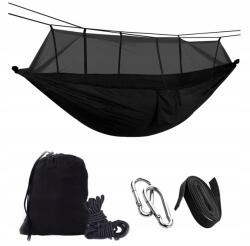 Aptel Függőágy Katonai Szúnyogháló Túrázás Kempingezés Kemping Túlélés Fekete (APT_AG233I)