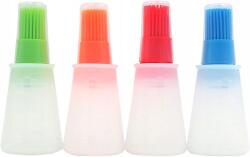 Szilikon Kulacs Olajkenő Ecsettel 4 Db-os Ecset Szett (092QB4DQ3)