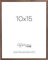 Focus Nordic AB Képkeret Focus 10x15-ös méretben, dió színű (120934)