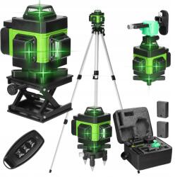 Blow Lézeres Vízmérték 16 Vonallal 360 4D 1.2M állvány 2xAKU (50-233#)