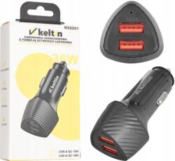 Autós Töltő Adapter Fast Charge 36W Keltin (QYZX00712)