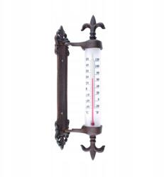 Esschert Design Fali hőmérő Öntöttvas forgatható Dekoratív Vintage 30cm dekoratív (TH84)