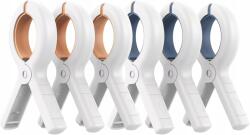 Extra nagy, 6 db-os strandtörölköző-csipesz, 13 cm-es medenceszék-csipesz, ruhacsipesz (754290145919)