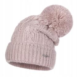 Majka Bézs Női Téli Sapka Pomponnal, Melegen Kitekerhető Téli Majka