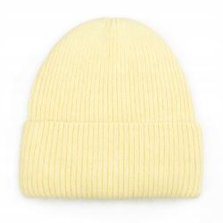 Majka Stílusos Női Gyapjú Sapka Téli Gyapjú 60% Angóra Sárga