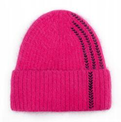 Majka Téli Gyapjú Sapka Melegítő 60% Angóra Rózsaszín - allegro - 9 015 Ft
