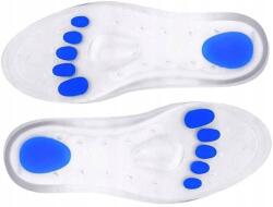  Gél Fehér Kék Úszó szilikon Betétek Cipőbe Bélés 39 40 (Elastyczne silikonowe GRUBE wkładki do butów)