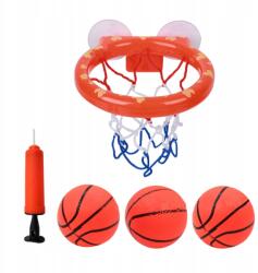  Mini Kosárlabda Játék Fürdőkádba Tapadókorongokkal Kosár 3 Labda (KUNW373)