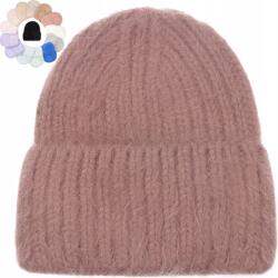 Majka Rózsaszín Téli Gyapjú Sapka Lengyel Márka Majka 60% Angora (Czapka Camili SD1414 Geraldine 50433)