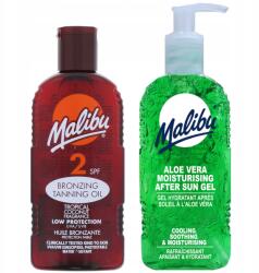 Malibu Napozóolaj SPF2 200ml Aloe Napozás utáni gél 200ml