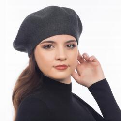 Majka Klasszikus Női Sapka Lengyel Márka Őszi Téli Meleg Grafit