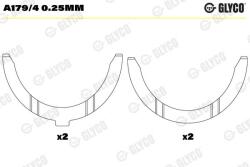 GLYCO Saiba distantier, arbore cotit GLYCO A179/4 0.25mm (A179/4 0.25mm)
