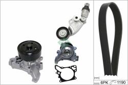 Schaeffler INA Pompa apa + Set curea transmisie cu caneluri Schaeffler INA 529 0119 30 (529 0119 30)