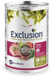 Exclusion Mediterraneo Noble Grain borjúhúsos konzerv felnőtt kutyáknak, 400g