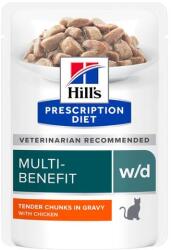 Hill's Hills PD Feline w/d Multi Benefit alutasakos macskaeledel 12x85g