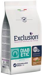 Exclusion Diet Diabetic sertéses és cirkos kutyatáp felnőtt kutyáknak, 12 kg
