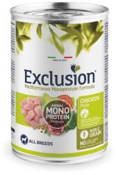 Exclusion Mediterraneo Noble Grain csirkés konzerv felnőtt kutyáknak, 400 g