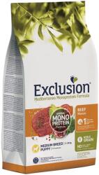Exclusion Mediterraneo marhahúsos kutyatáp kölyökkutyáknak, 12 kg