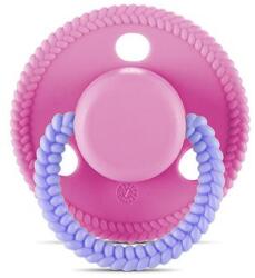Lorelli Suzeta forma rotunda Lorelli, silicon moale, 0 luni+, Roz