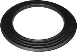 K-Fém Füstcső rózsa - Ø 200, széles - fekete, festett