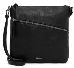 Tamaris Alessia fekete közepes, ferde zsebes divattáska 30814-100 - taskaweb