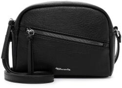Tamaris Alessia fekete kis, Íves, ferde zsebes divattáska 30816-100 - taskaweb