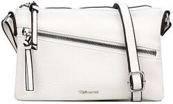 Tamaris Alessia fehér fekvő, ferde zsebes divattáska 30441-300 - taskaweb