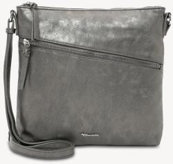Tamaris Alessia ezüstszürke közepes, ferde zsebes divattáska 30814-833 - taskaweb