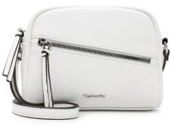 Tamaris Alessia fehér kis, Íves, ferde zsebes divattáska 30816-300 - taskaweb