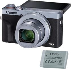 Canon PowerShot G7 X Mark III Silver + Extra Battery (3638C016AA) Aparat foto