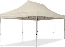 TOOLPORT Összecsukható pavilon, Aluminium, 3x6m, oldalpanelek nélkül, pezsgő szín Pavilon sátor, Piaci sátor, Pop up sátor - (59021)