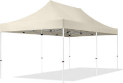 TOOLPORT Összecsukható pavilon, acél, 3x6m, oldalpanelek nélkül, pezsgő szín Pavilon sátor, Piaci sátor, Pop up sátor - (581853)