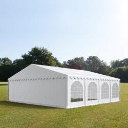 TOOLPORT Parti sátor, 8x8m, PVC ponyva, fehér, padlókerettel Sörsátor, Rendezvény sátor - (7290)