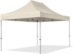 TOOLPORT Összecsukható pavilon, Aluminium, 3x4, 5m, oldalpanelek nélkül, pezsgő szín Pavilon sátor, Piaci sátor, Pop up sátor - (600196)